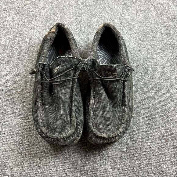 HEY DUDE Mens Wally Stretch Canvas Shoe Midnight Bunker Slip On size: 13 - Picture 9 of 9